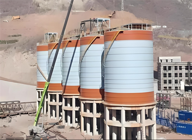 华龙高架钢板仓