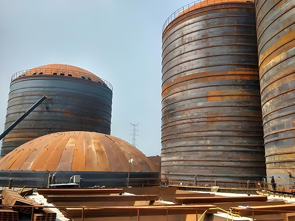 华龙焦粉钢板仓